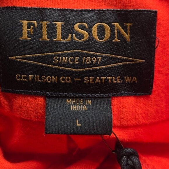 Filson Shirt Men L PheasantRd Field Flannel Preppy Western Outdoors Gorpcore - Picture 7 of 9